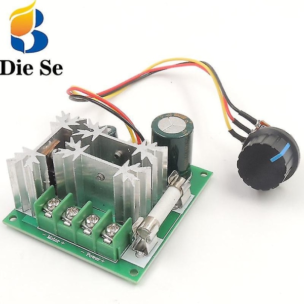 1000w DC 6v~90v Spänningsregulator Dimmer Elmotor Hastighetsregulator Elektronisk Volt kontinuerligt variabel transformator