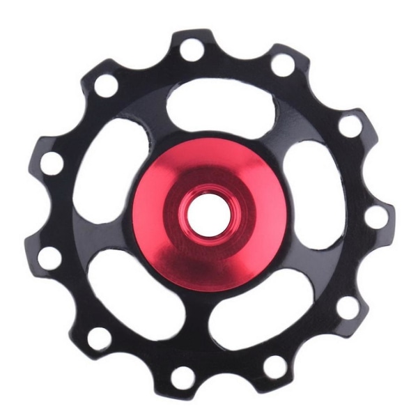 Rød 11-tanns Mtb keramisk lager Jockey Wheel Pulley For Bike Derailleur