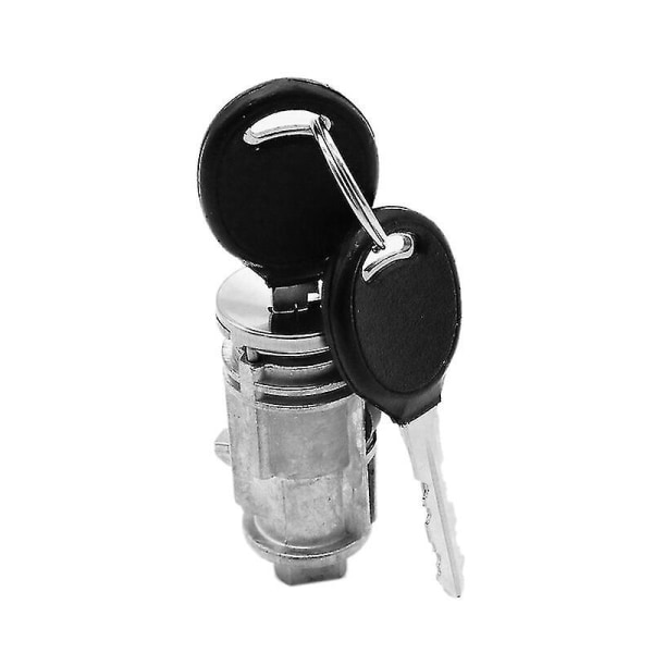 Ignition Key Switch Cylinder Lock With Keys Compatible With Chrysler Voyager Dodge Jeep Cherokee Plymouth 5003843ab 5003843aa-silver