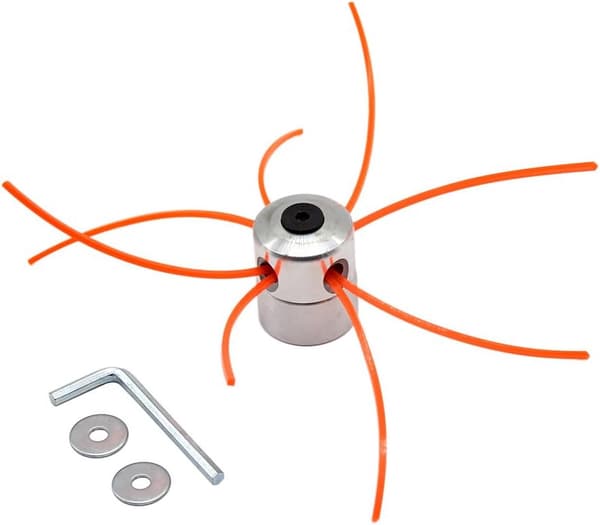 Aluminium trådhode Kantklipperhode Dobbel trådspole Hode nylon tråd for bensindrevet gresstrimmer Gressklipper