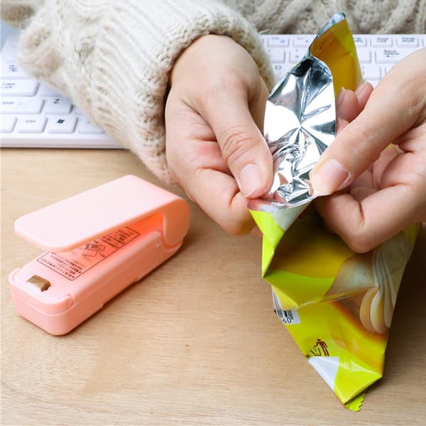 Ziploc-påsar för matförvaring, Snackspåsar Rosa, En Storlek
