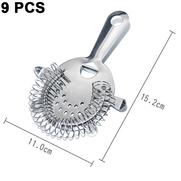 Cocktail Strainer, Prong Rustfrit Stål Bar Strainer, 304primarycolors