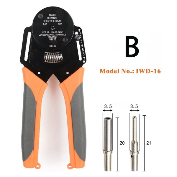 Iwd-12/16/20 Wire Crimping Pliers Crimper For Dt Dtm Dtp Terminal Connector  Play