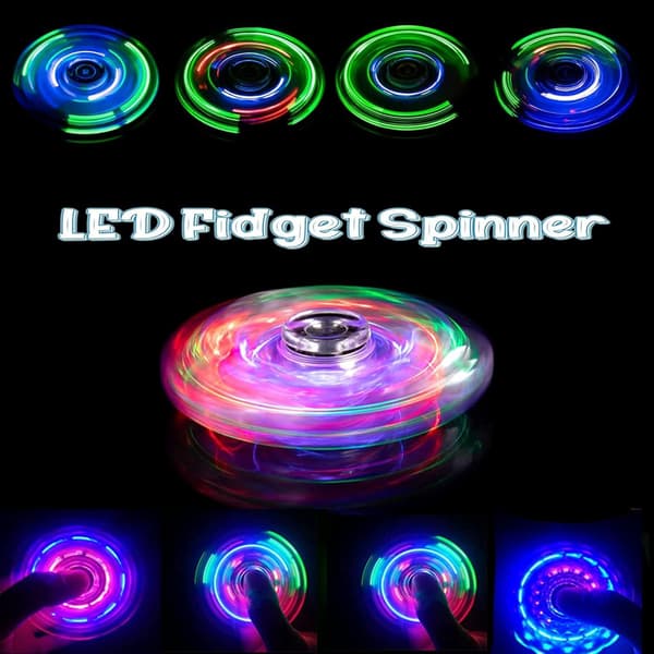 Krystal LED Lys Fidget Legetøj Krystal LED, Lysende Fidget Legetøj
