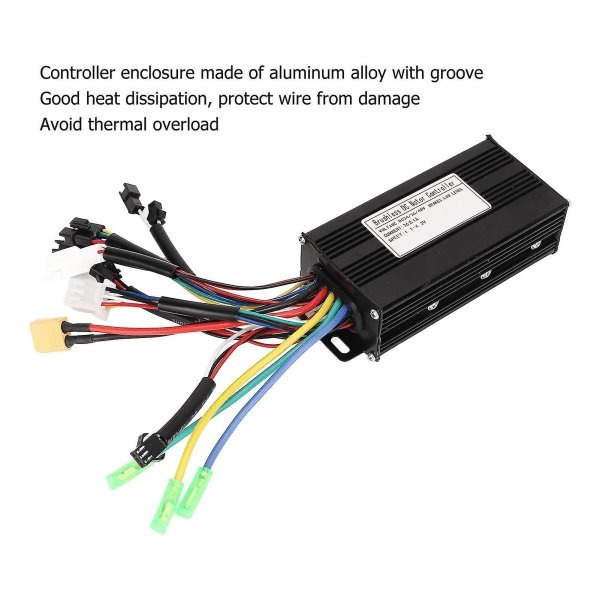 24V 36V 48V 500W 750W Elektrisk cykel borstlös motorstyrenhet 3 lägen sinusvåg 26A modifierade tillbehör-hhny