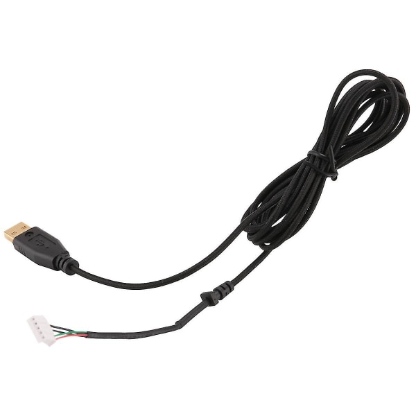 Usb-kabelmusledning for Deathadder 2013 . 2.1M 5 ledninger 5 pinner belagt erstatningsmus for spill