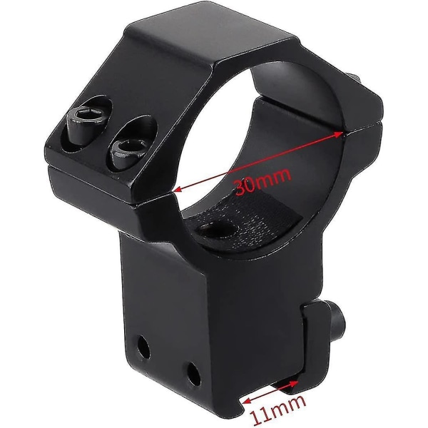 Tactical Mount Ring High Profile 30mm Scope Rings Passar 11mm Dovetail Rail A306