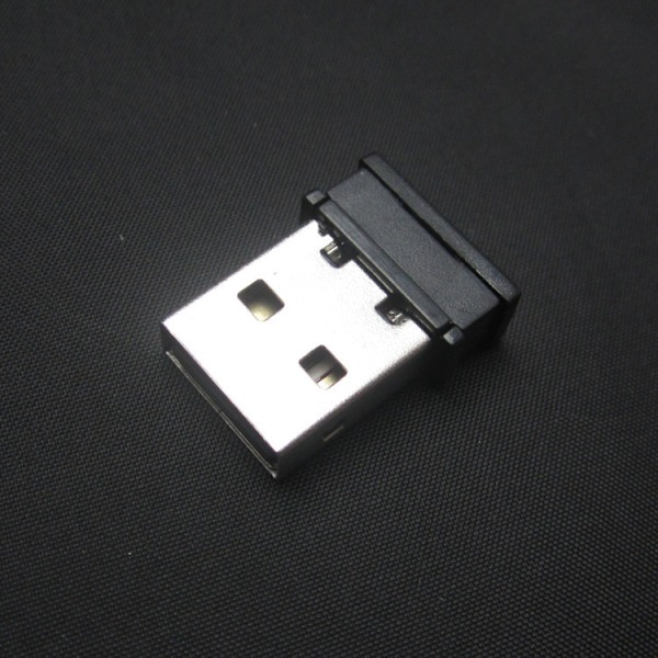 Universal 2.4g trådløs mottaker USB-adapter for datamus og tastaturtilkobling black