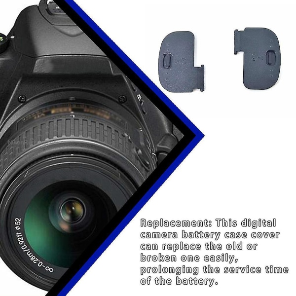 Batterilucka Cover Cap Reparation Delbyte för Nikon D7500