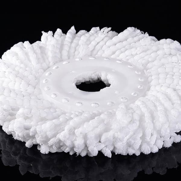 3-pakning moppehode erstatning for Hurricane Spin Mop erstatningshode mikrofiber spin mopp refill enkel rengjøring rund form standardstørrelse