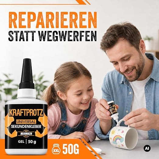 Superliima Universal Geeli 50 g – Yleiskäyttöinen CA-liima