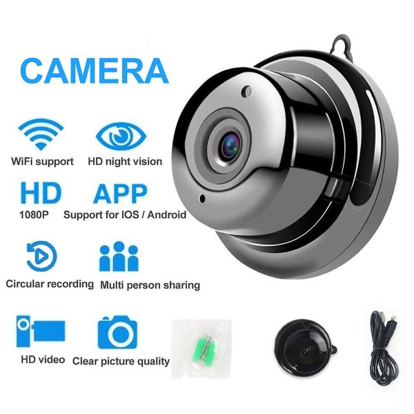 V380 Pro 1080p Wireless Wifi Mini Camera Cctv Surveillance Ir Night Vision