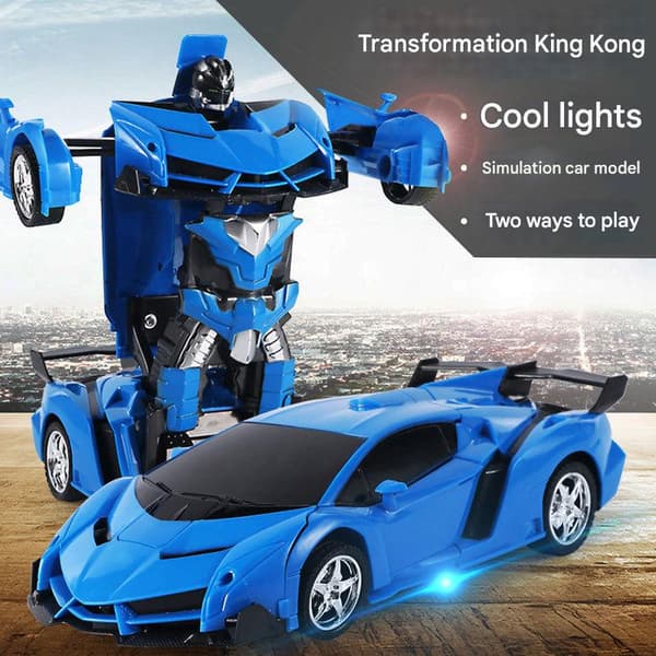 Fjernstyrt bil - Transformers Blå