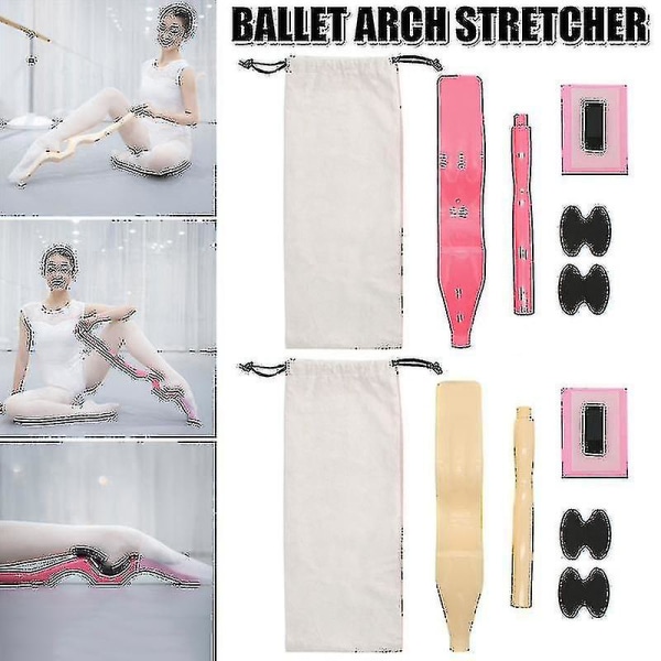 Ballet Foot Stretcher Arch Enhancer Gymnastik Danse Elastik Band Sæt Abs