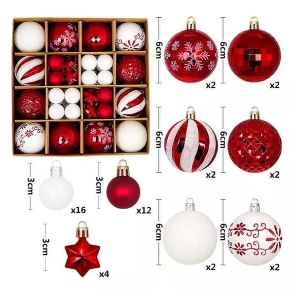 Julutstickare Set Tomte Snögubbe Ren Julgran Form