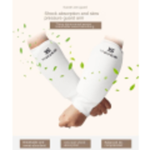 Taekwondo Stofkombination Hånd/Underarmsbeskyttelse Armbeskytter, Kampsport MMA Karate Sparring Træning Albuebeskytter