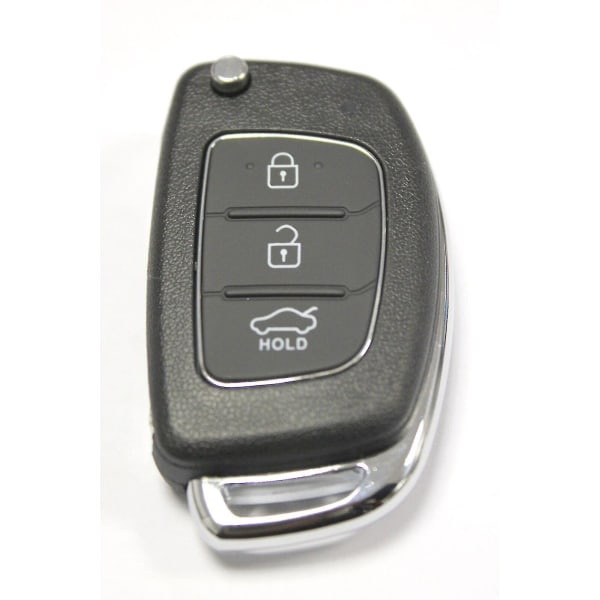 Rfc 3-knaps flip nøgletaske til Hyundai I10 I20 I40 Ix35 Santa Fe fjernbetjening - Jxlgv høj kvalitet