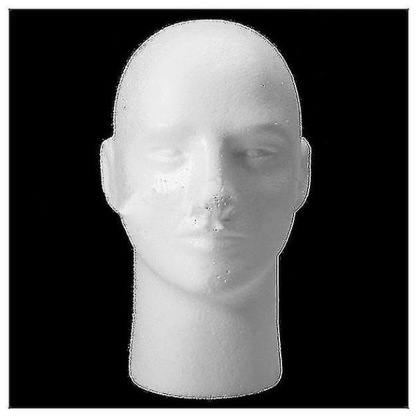 1x Male Female Foam Styrofoam Mannequin Manikin Head Stand Model Wig Hat Display, #2