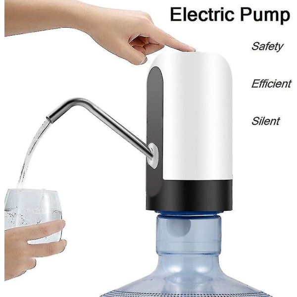 Rechargeable Water Pump Dispenser Electric Suction Dispenser Universal Device Water Supply For Office Kitchen Bottle WithAA