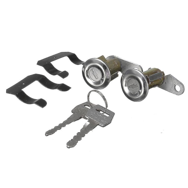 2 stk Metaludskiftningsdørlåsecylindre med 2 nøgler til Ford