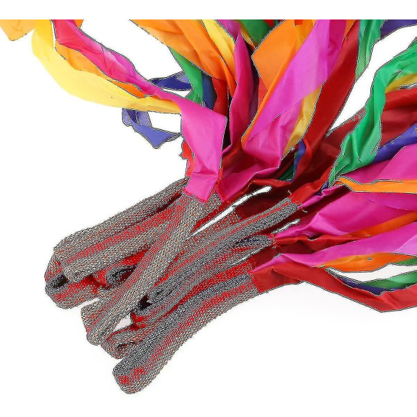 Rainbow Dance Ribbons, 12 stk Rhythm Ribbon Streamers