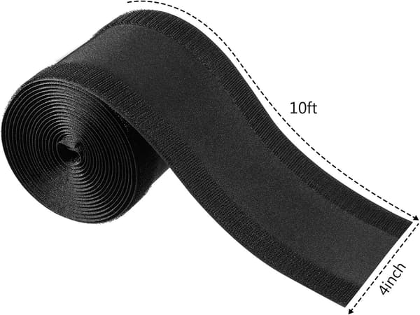 Kabelgrepstripe, beskyttende kabelhåndtering for kontorteppe