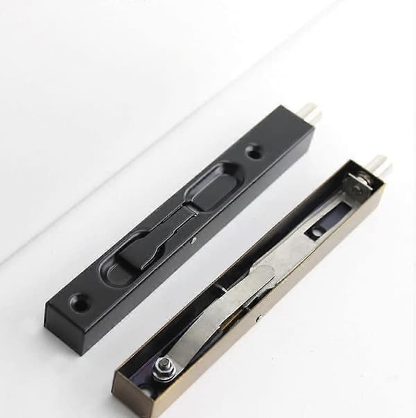 2 stk låser og hasper, 15 cm hasper og låser, kroker og hasper, C