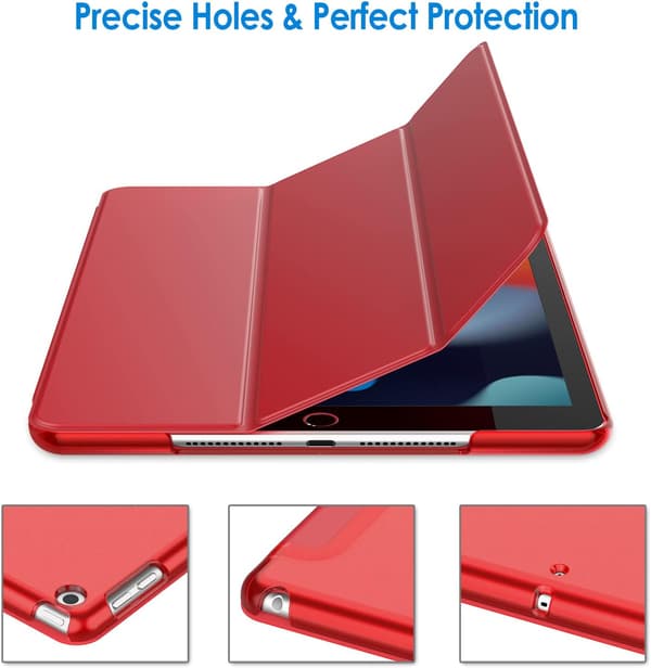 Etui til iPad 10,2-tommer (2021/2020/2019 model, 9./8./7. generation), Auto Væk/Sov Cover