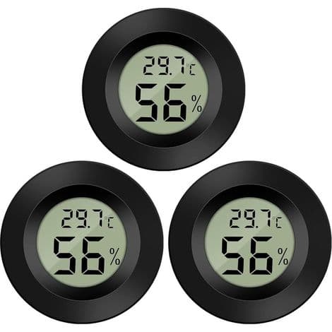 Mini LCD Termo-hygrometer -50~70℃ 20%-90%RH for reptilinkubator
