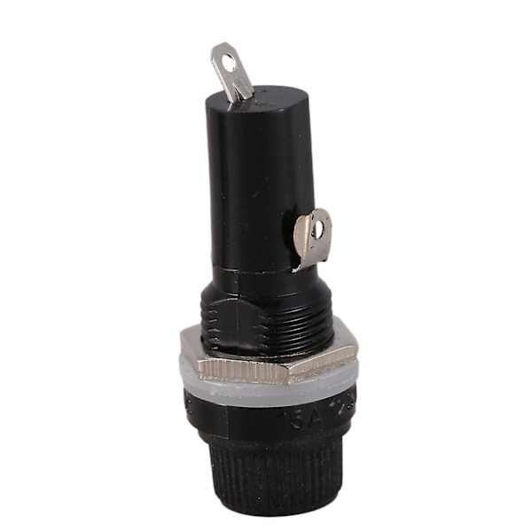 5 stk. AC 125V 15A 6 x 30mm Panelmonteret Sikringsholder