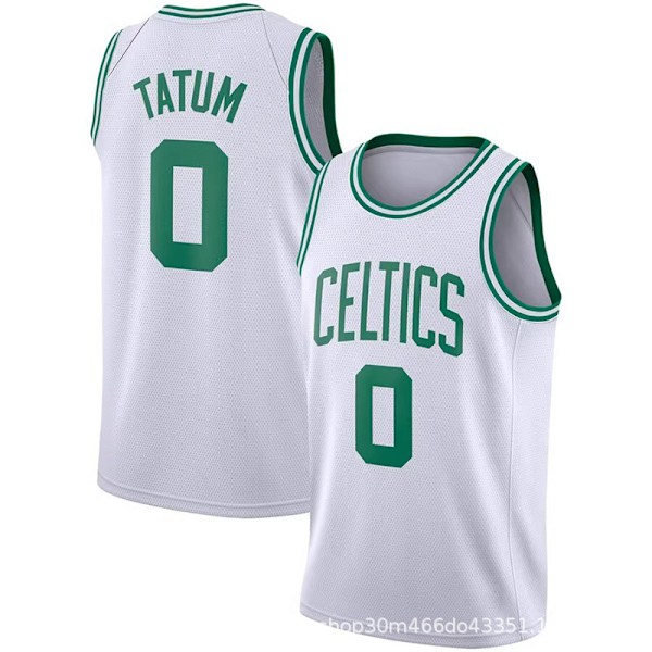 Ny Sesong #0 Boston Celtics Trenings Sports Basketball Vest White XL