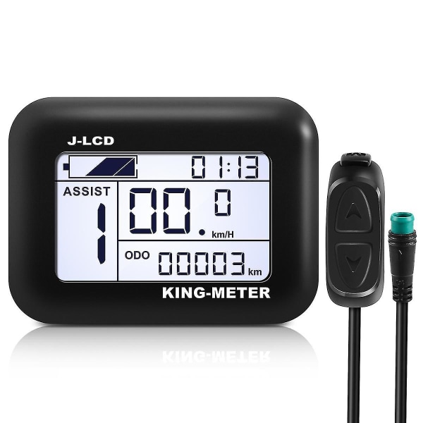 King-meter J-lcd -näyttö sähköpyörän instrumenttimonitori E-bike -nopeusmittaripaneelin Led Tft -sarja