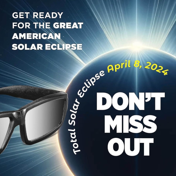 Solformørkelsesbriller (2-pakning) 2024 Ce- og Iso-sertifiserte trygge solskjermer for direkte solskinn Nasa-godkjent 2024 B 1-10