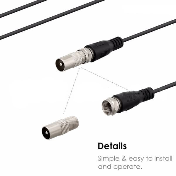 Forsterket digital HDTV-antenne