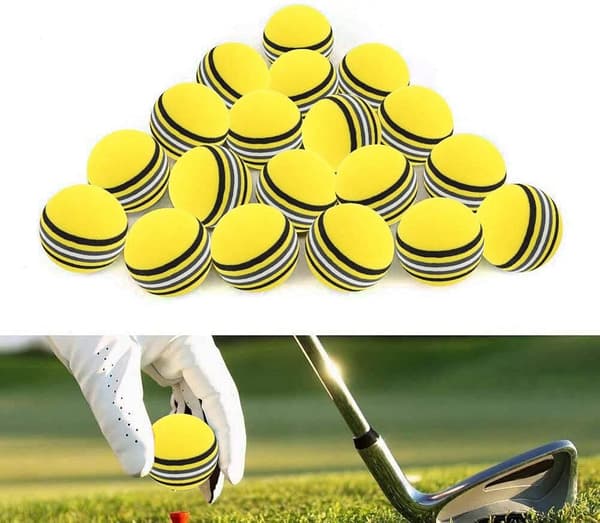 20 st Skum Golf Övningsbollar - Träningsboll Regnbåge