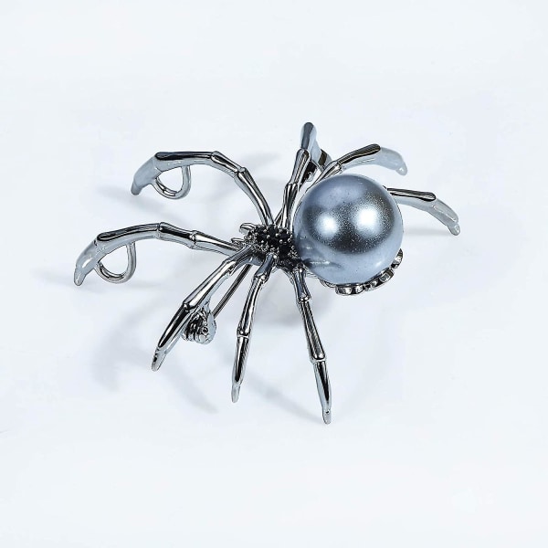 Vintage Pearl Mor og Baby Edderkopp Brosje Pin - Rhinestone Krystall Insekt Brosje Halloween smykker for kvinner og menn