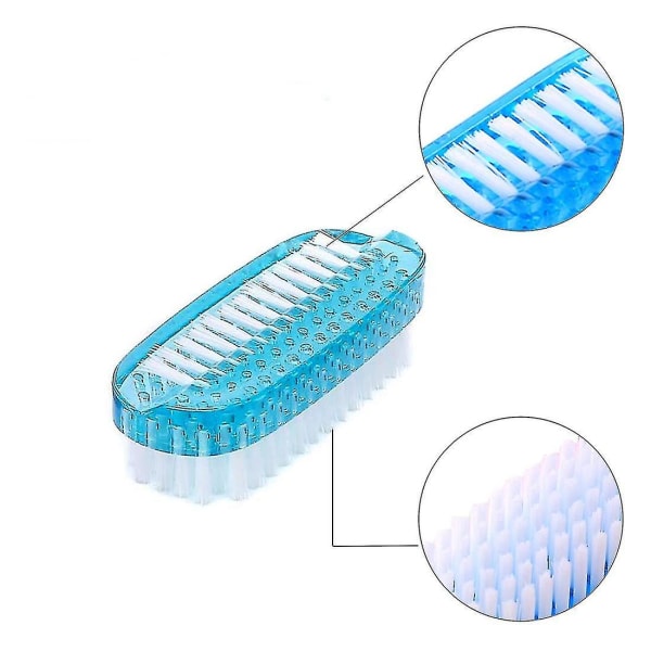 Cleaning Nail Brush Double Sided Scrub Brush Nail Scrub Brush - 4 Pieces