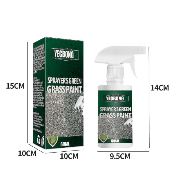 Vedligeholdelsesmiddel Greening Subtilis Greening Farvemiddel Agent Spray Greening Agent Plante Greening Agent 60ml