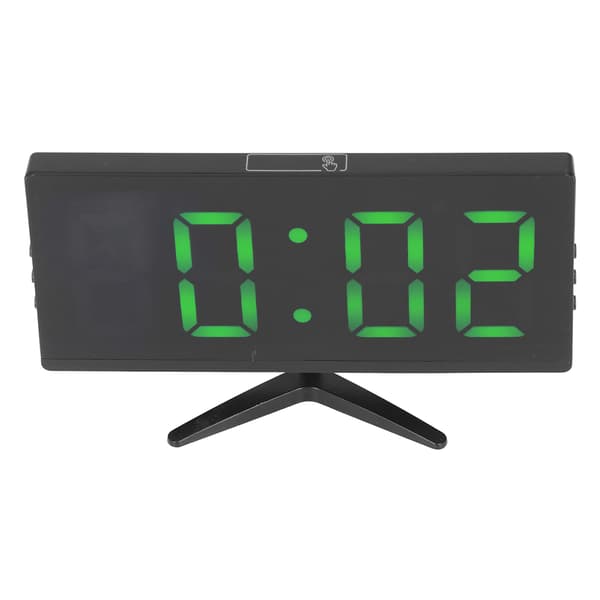 Digital väckarklocka LED Ljusfunktion Speciell Spegeldesign Intelligent Elektronisk USB-driven Klocka
