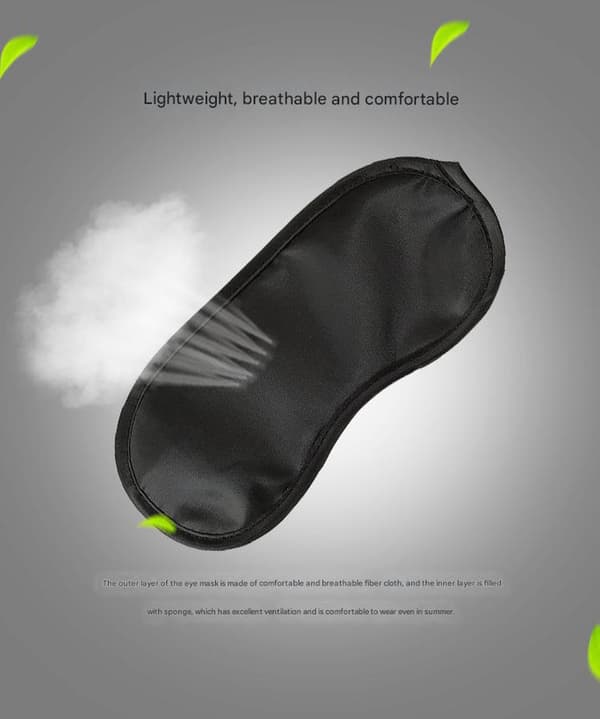 3-pack - Sovmask / Ögonmask / Ögonmask Svart