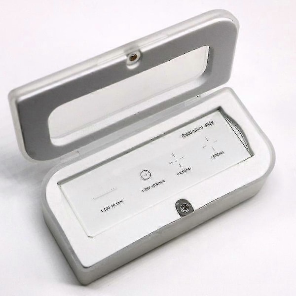 926 0,01 mm Mikroskopglas Retikel Kalibreringsglas Linjal Kors Mikroskop Kalibreringslinjal Steg Mikrometer