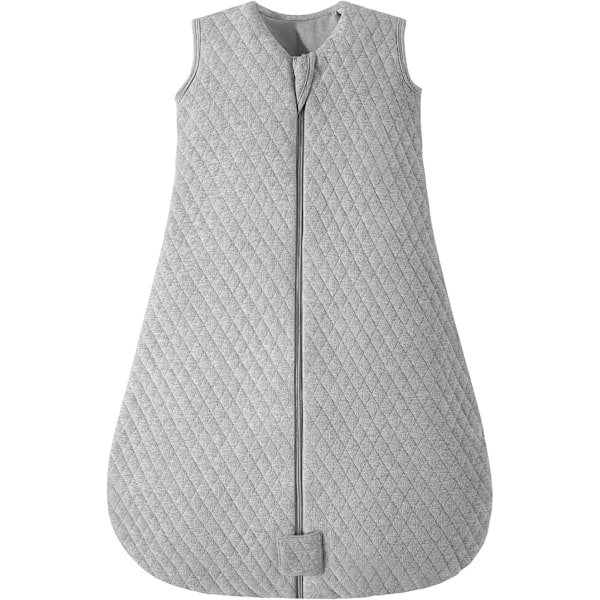 Unimaku 0-6 kuukauden ikäisille vauvoille 100% puuvillasta valmistettu TOG 2.8 talvi-unimakuupussi, puettava peitto vauvalle ja taaperolle (xl grey xl