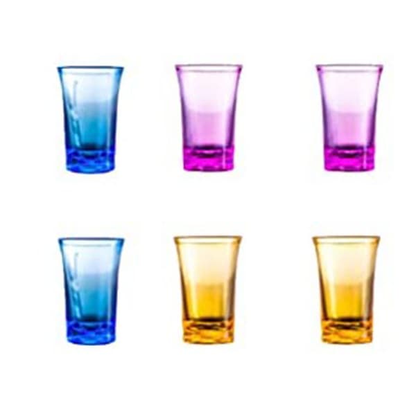 Pieces Glasbægre, 35 ml Shotglas af glas