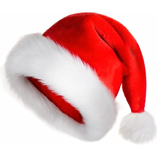 Christmas decorations, hats, adult red Christmas hats, Santa Claus/children's Christmas cartoon hats