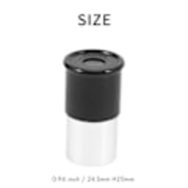 2x Astronomisk teleskop 0,965 tommer H20mm/h12,5mm Okular Fuldt multi-lags belagt optisk glas
