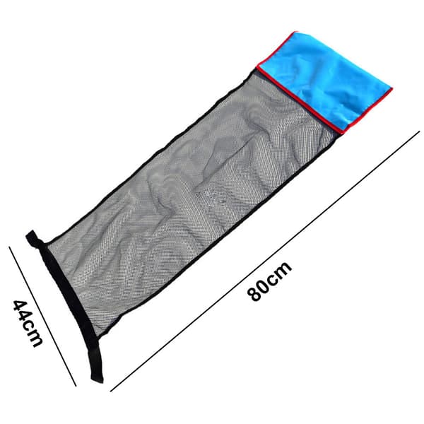 Pool Noodle Sling Mesh Stol Sling Mesh Pool Noodle Sling Mesh Sete for gutter og jenter, voksen, blå