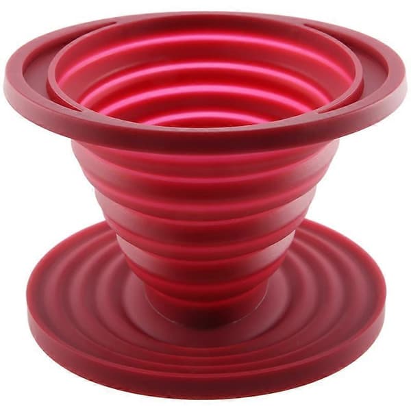 Foldbar kaffefilterholder til camping, genanvendelig silikone kaffefilterholder til hjemmet
