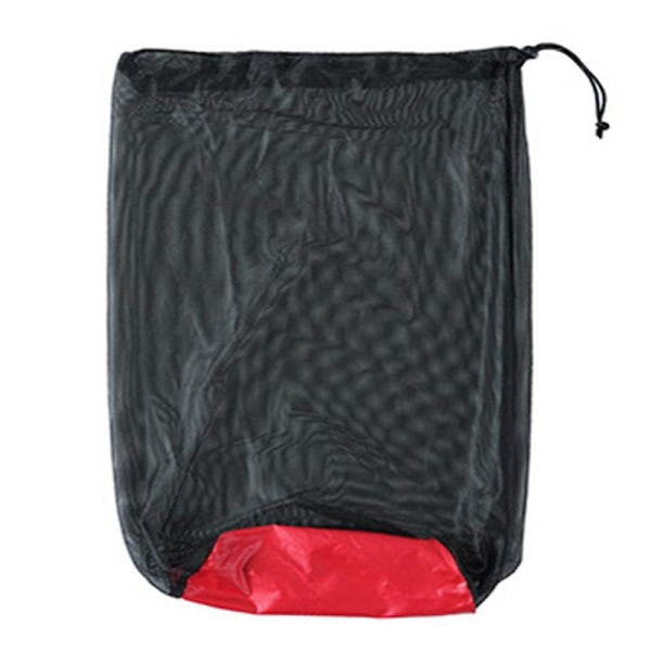 Letvægts nylon sammenfoldelig sovepose, Compression Mesh udendørs sovepose, opbevaringspose med snøre