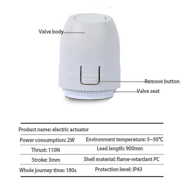 Lattialämmitysventtiili Nc AC 230v sähköinen thermal jakotukki lattialämmityksen termostaatille