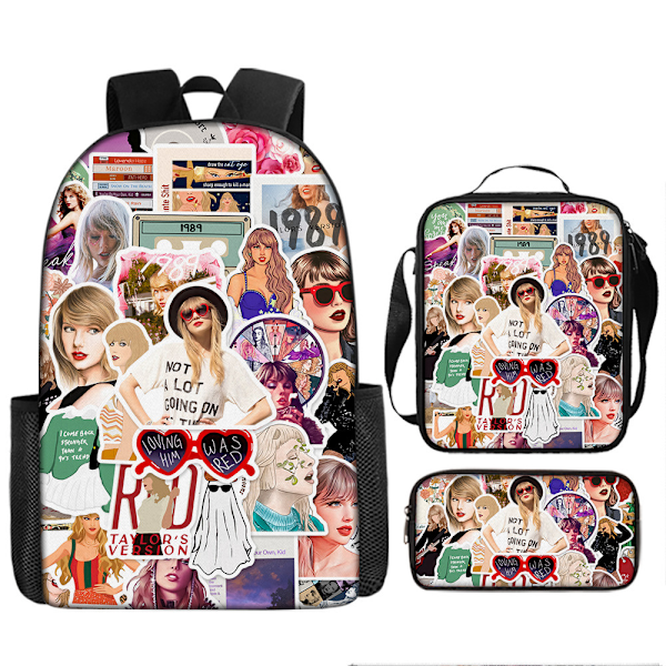 Ny Taylor Swift Taylor Swift Skolväska Tecknad Figur Ryggsäck Ryggsäck 19